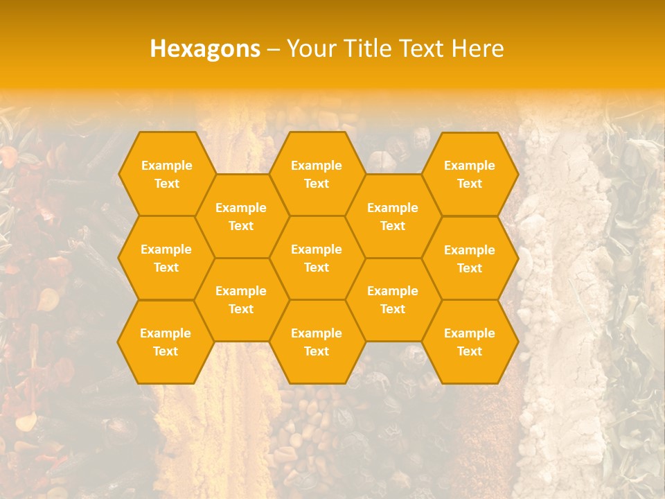 Garlic Powder Asian Food Chillies PowerPoint Template