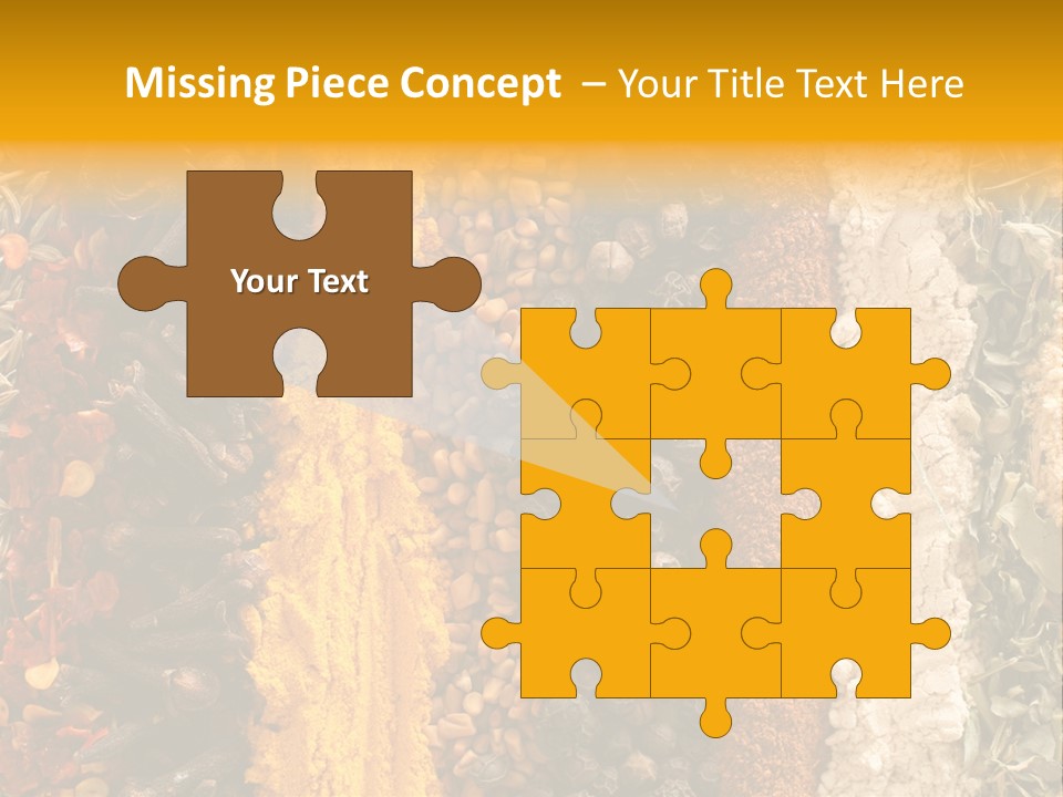 Garlic Powder Asian Food Chillies PowerPoint Template