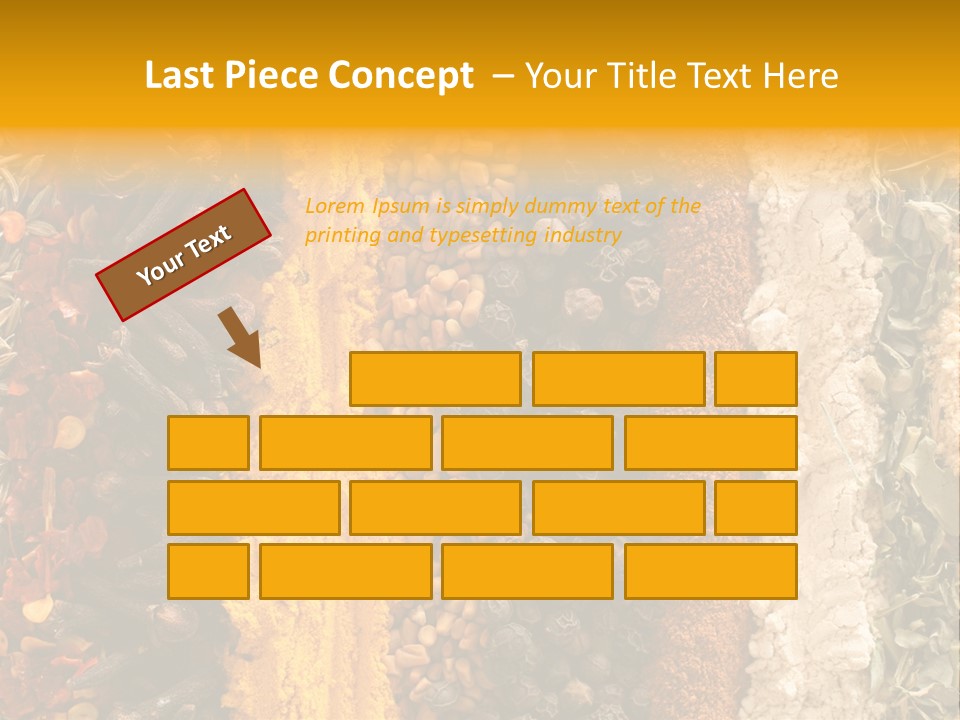 Garlic Powder Asian Food Chillies PowerPoint Template