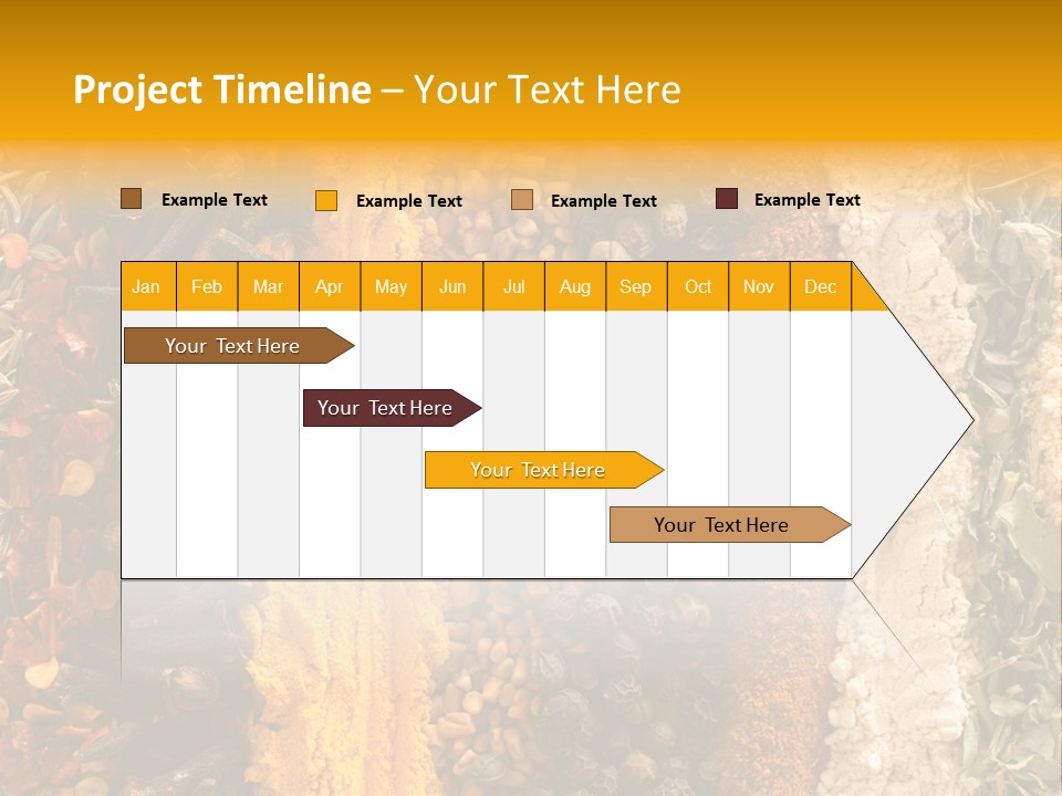 Garlic Powder Asian Food Chillies PowerPoint Template