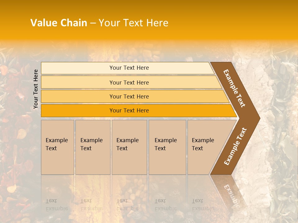 Garlic Powder Asian Food Chillies PowerPoint Template