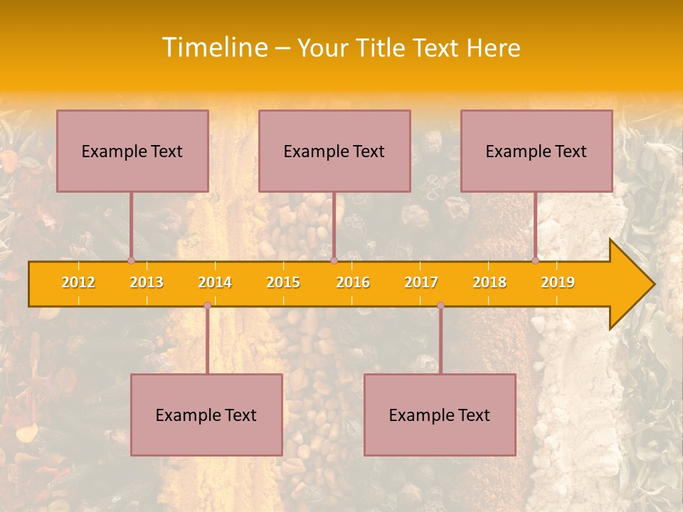 Garlic Powder Asian Food Chillies PowerPoint Template