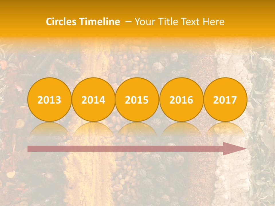 Garlic Powder Asian Food Chillies PowerPoint Template