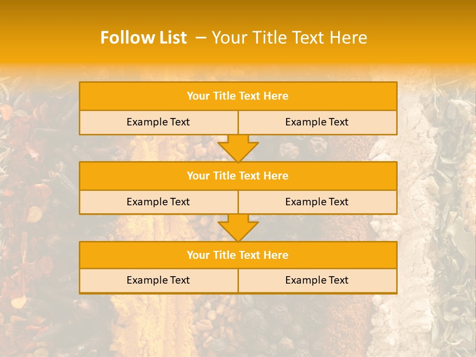 Garlic Powder Asian Food Chillies PowerPoint Template