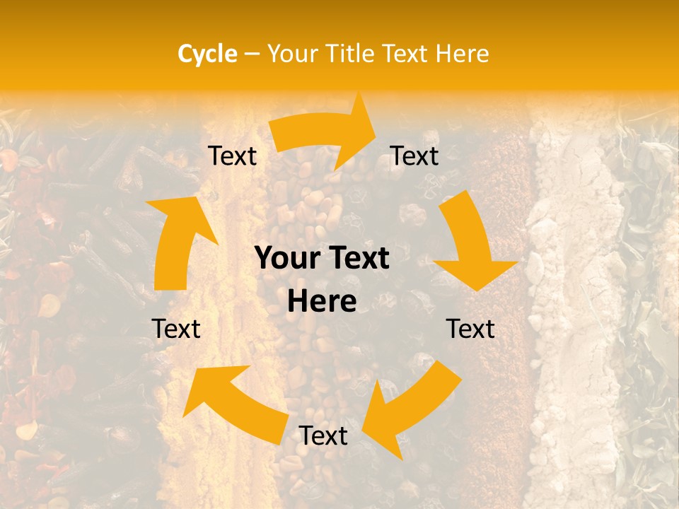 Garlic Powder Asian Food Chillies PowerPoint Template