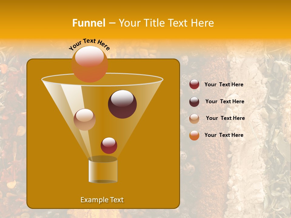 Garlic Powder Asian Food Chillies PowerPoint Template