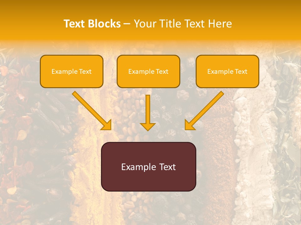 Garlic Powder Asian Food Chillies PowerPoint Template