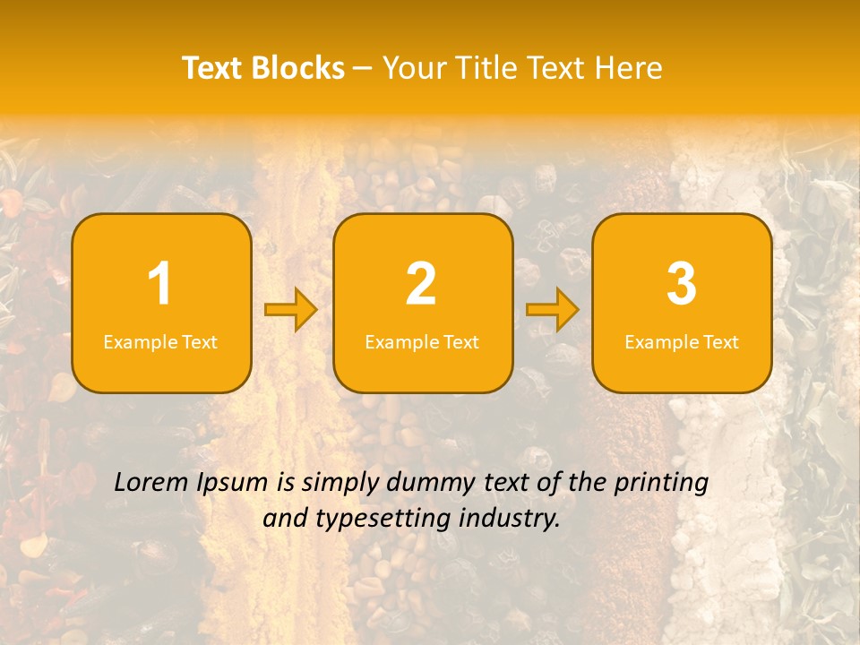 Garlic Powder Asian Food Chillies PowerPoint Template