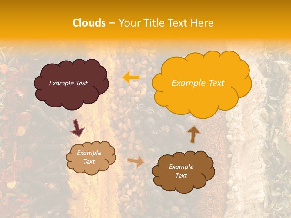 Garlic Powder Asian Food Chillies PowerPoint Template