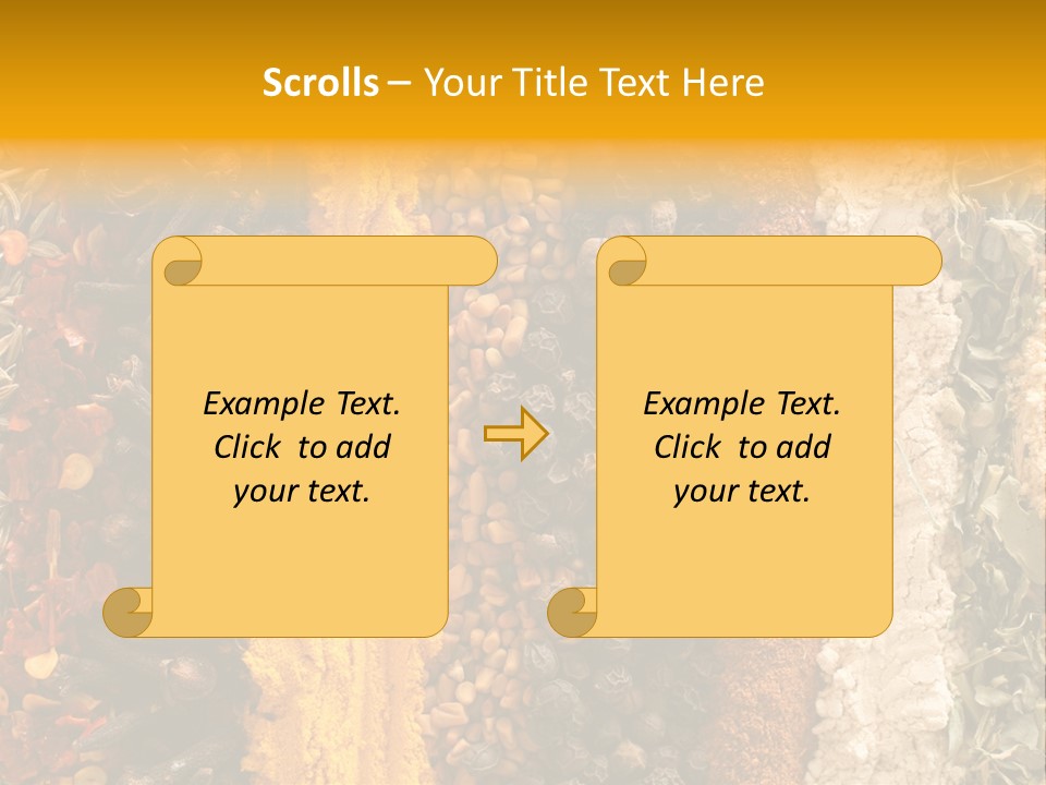 Garlic Powder Asian Food Chillies PowerPoint Template