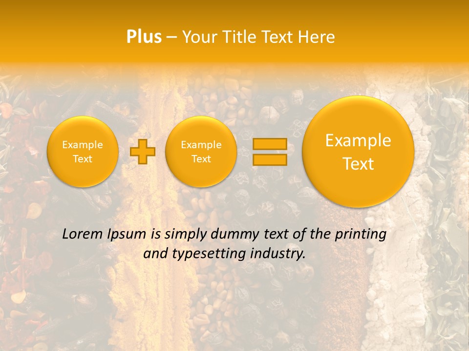 Garlic Powder Asian Food Chillies PowerPoint Template