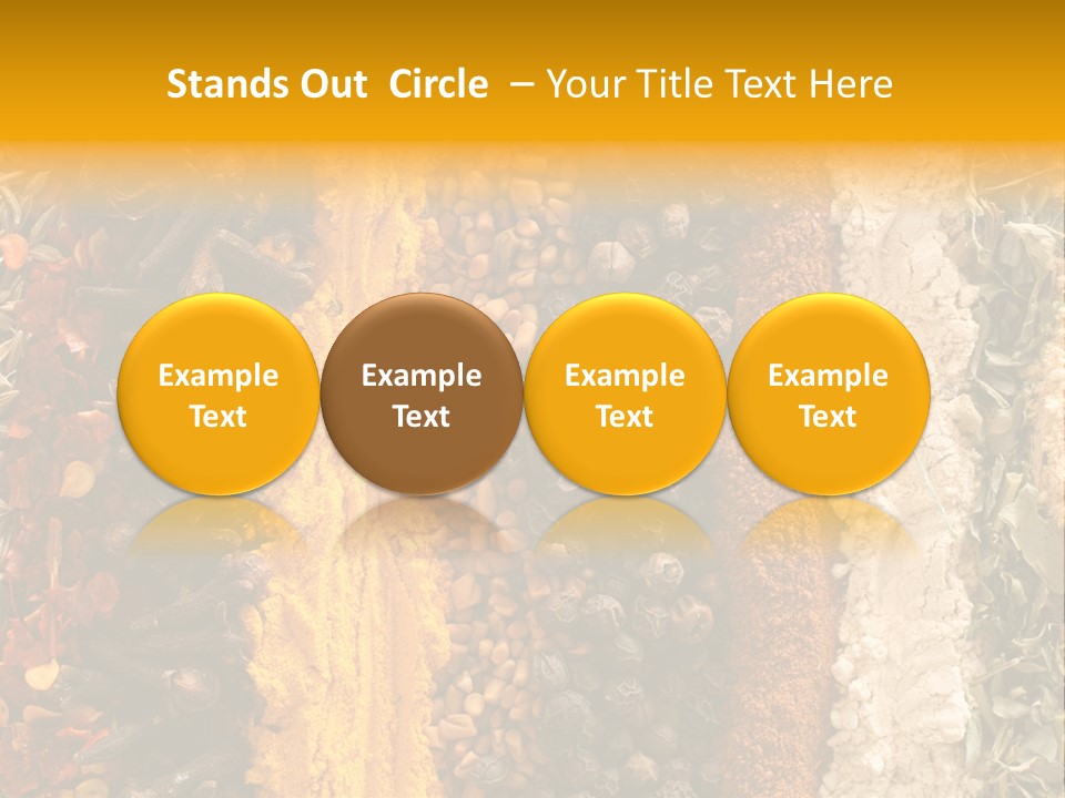 Garlic Powder Asian Food Chillies PowerPoint Template