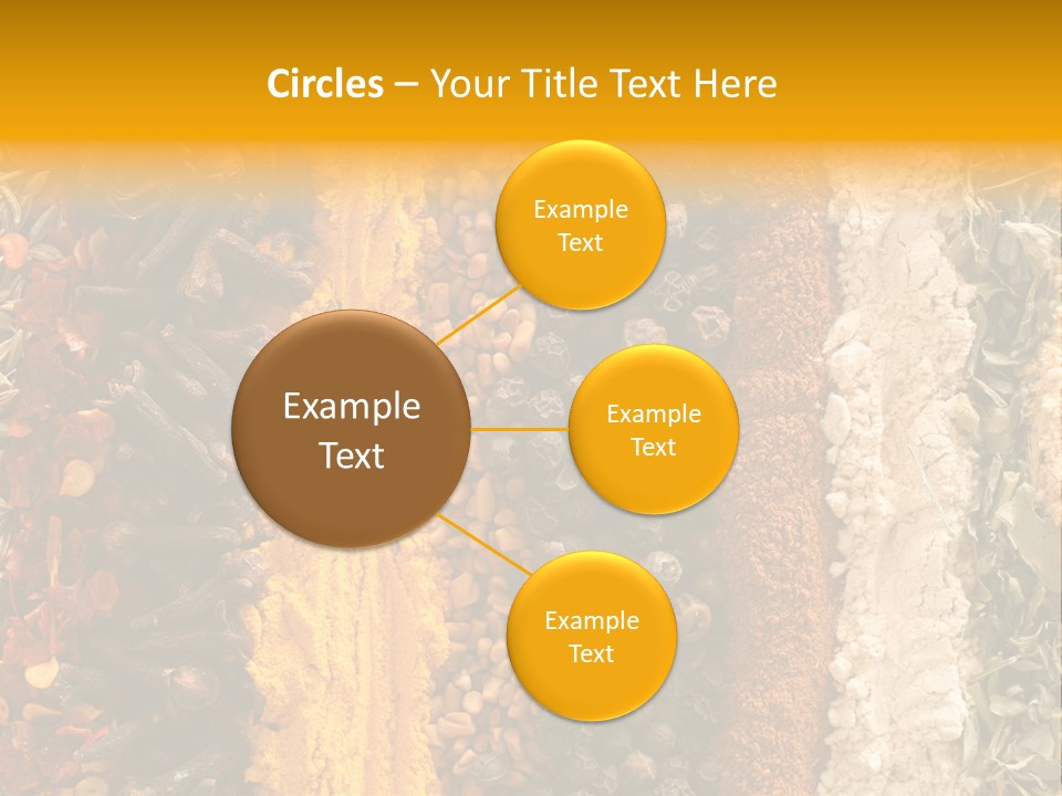 Garlic Powder Asian Food Chillies PowerPoint Template