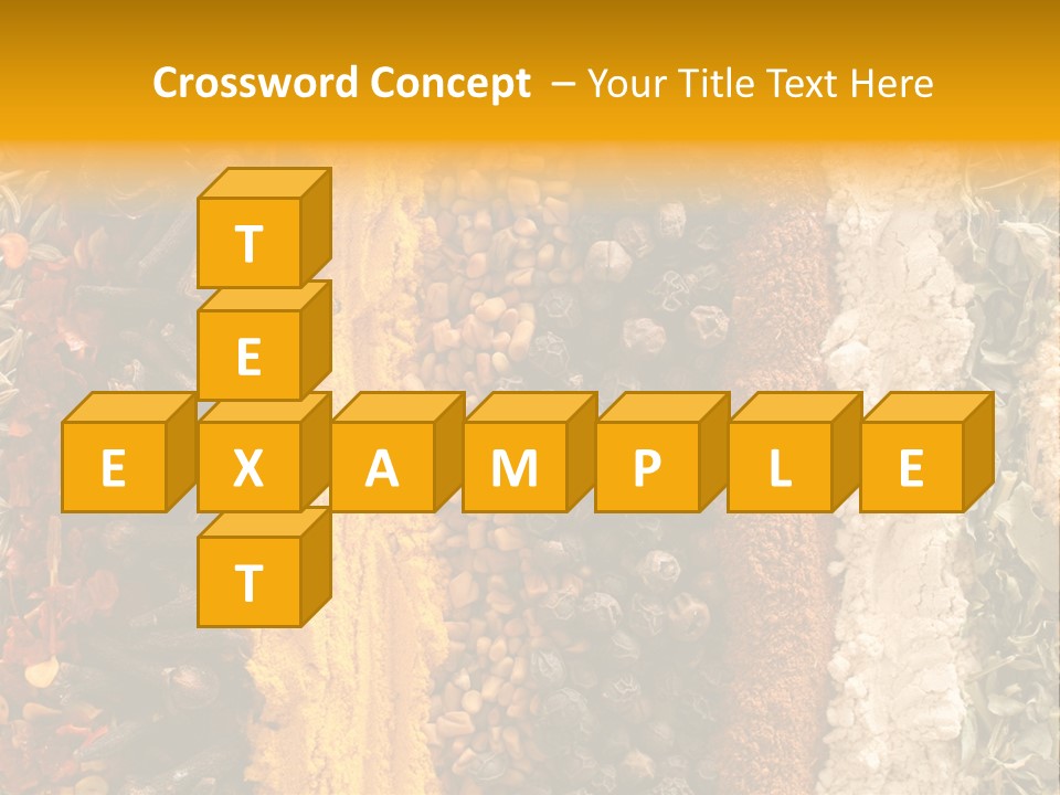 Garlic Powder Asian Food Chillies PowerPoint Template