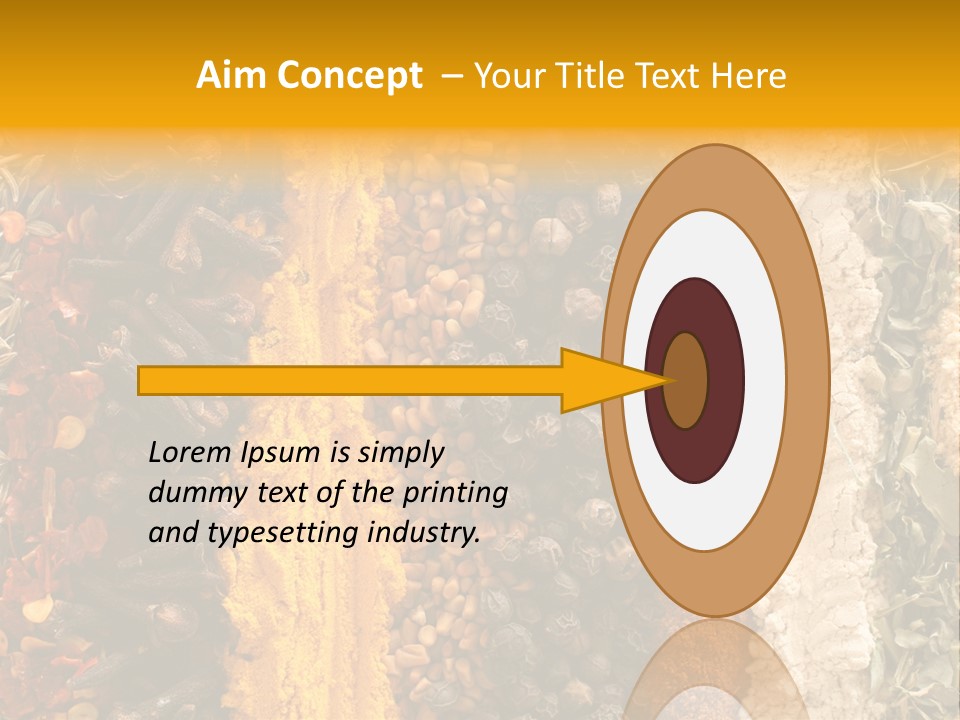 Garlic Powder Asian Food Chillies PowerPoint Template