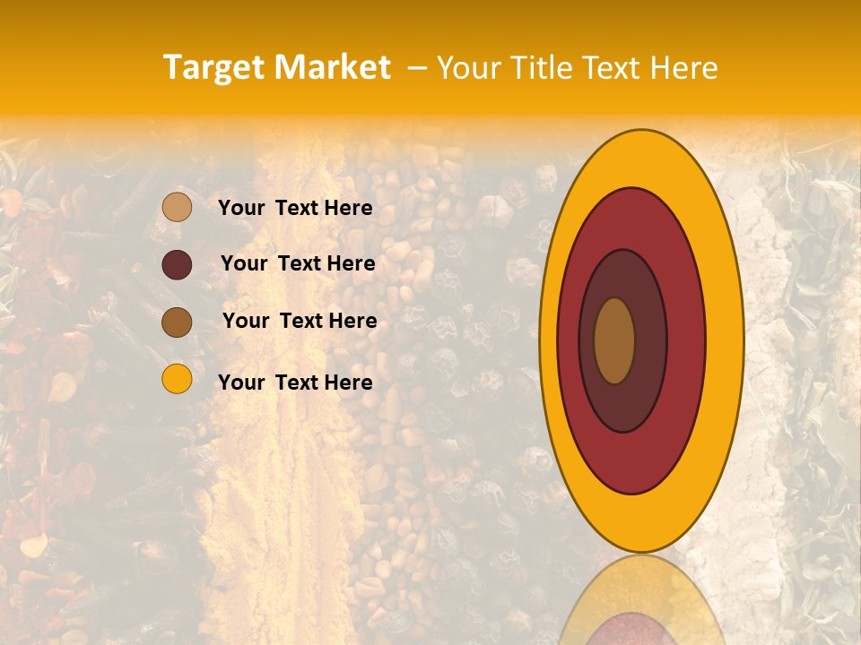 Garlic Powder Asian Food Chillies PowerPoint Template