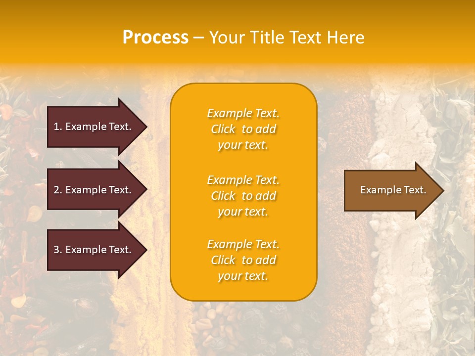 Garlic Powder Asian Food Chillies PowerPoint Template