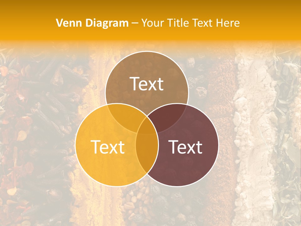 Garlic Powder Asian Food Chillies PowerPoint Template