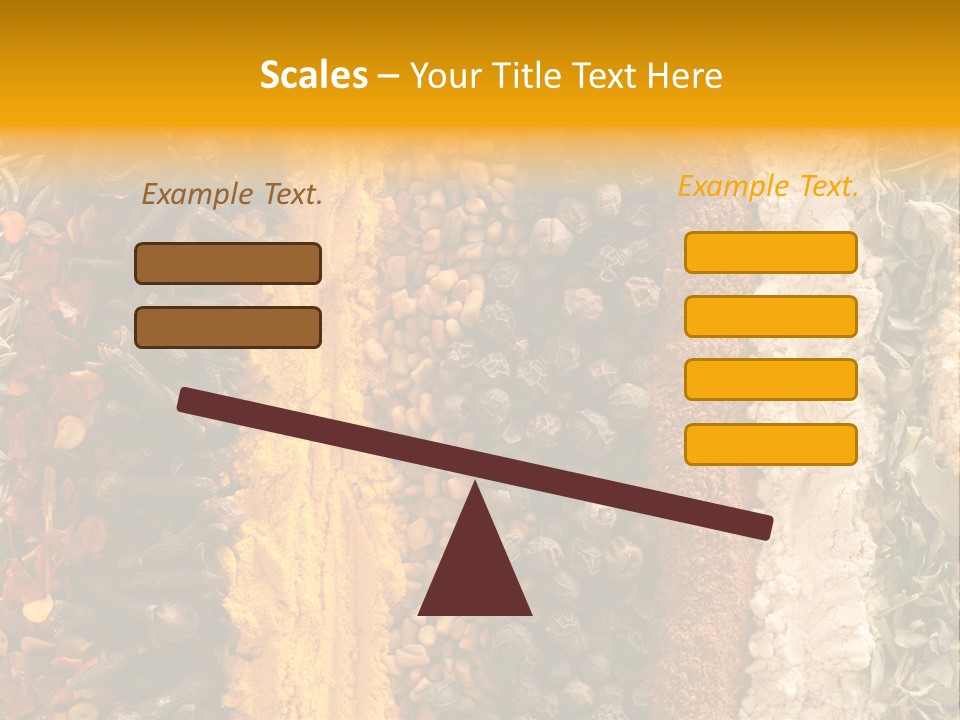 Garlic Powder Asian Food Chillies PowerPoint Template