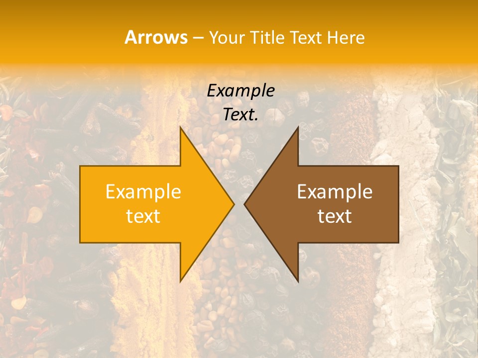 Garlic Powder Asian Food Chillies PowerPoint Template