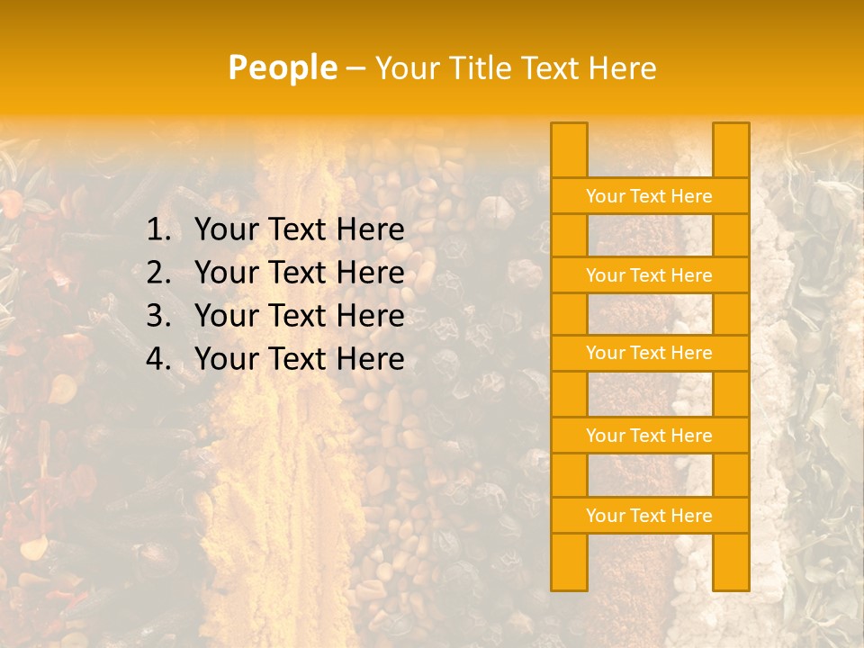 Garlic Powder Asian Food Chillies PowerPoint Template