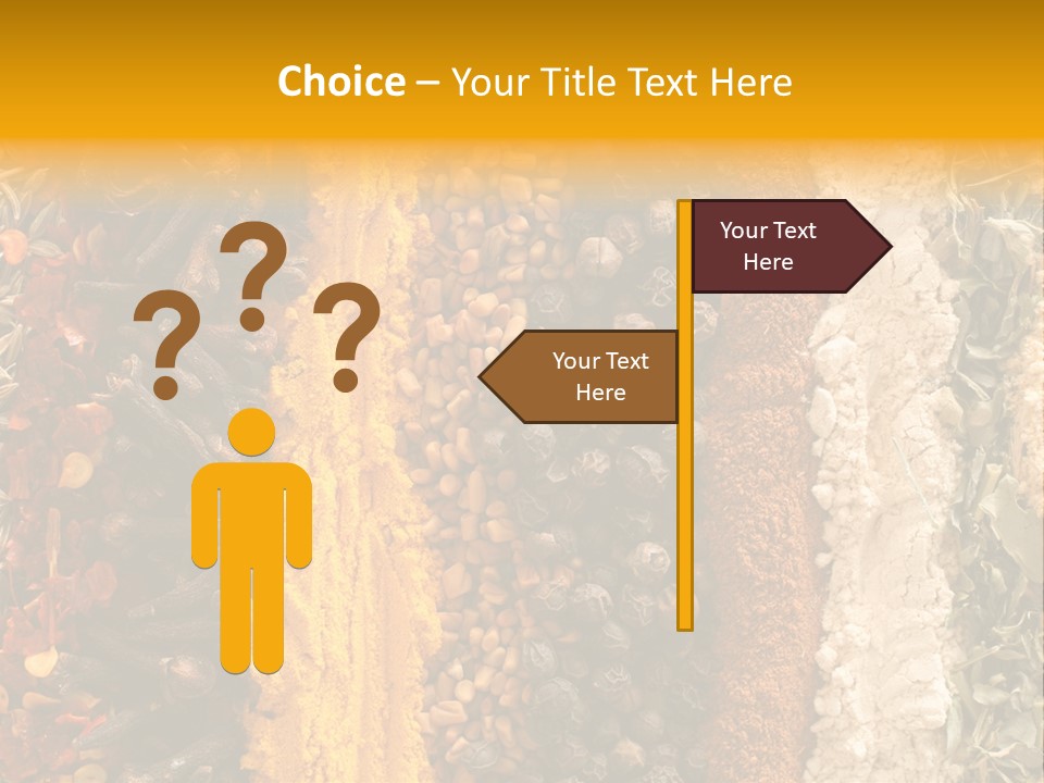 Garlic Powder Asian Food Chillies PowerPoint Template