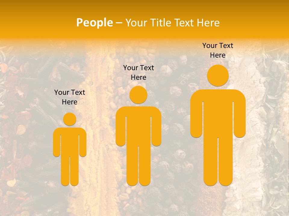 Garlic Powder Asian Food Chillies PowerPoint Template