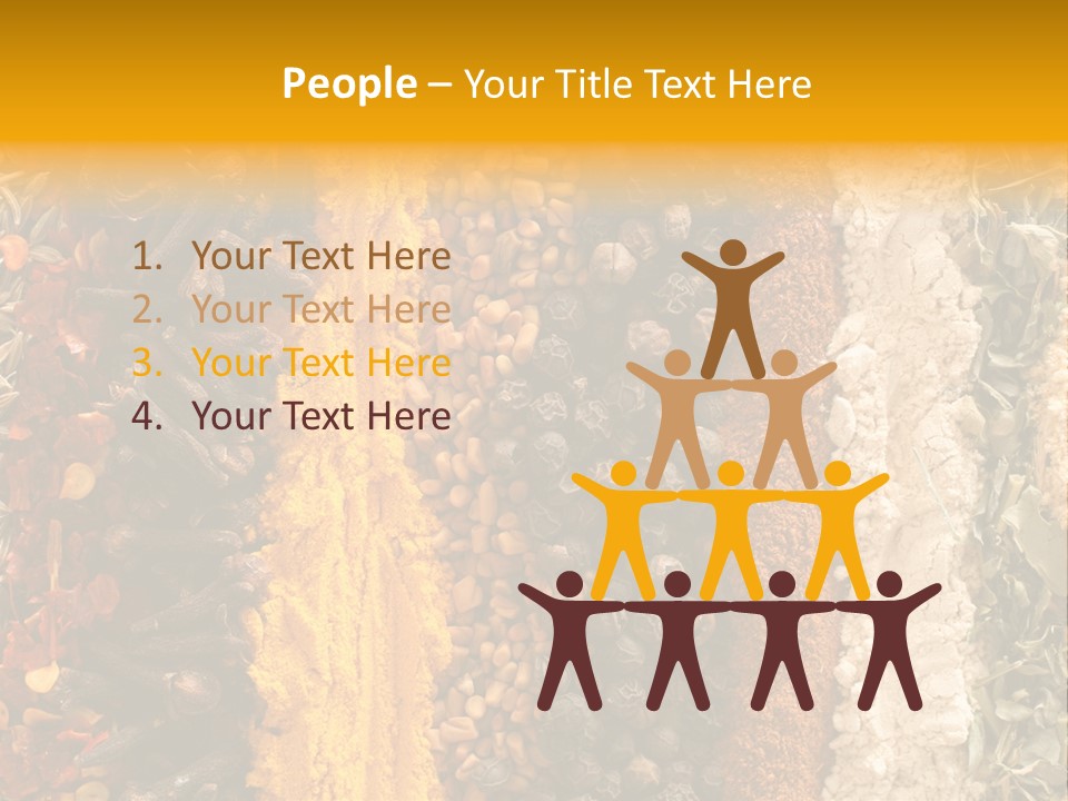 Garlic Powder Asian Food Chillies PowerPoint Template