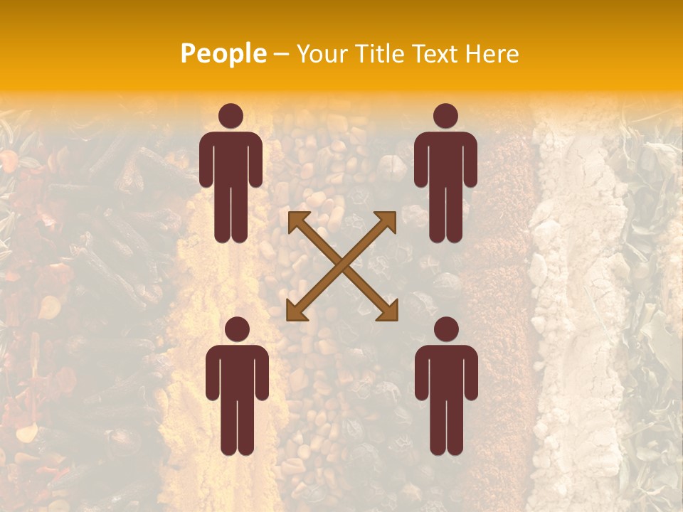 Garlic Powder Asian Food Chillies PowerPoint Template