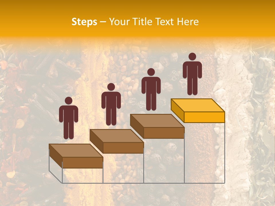 Garlic Powder Asian Food Chillies PowerPoint Template