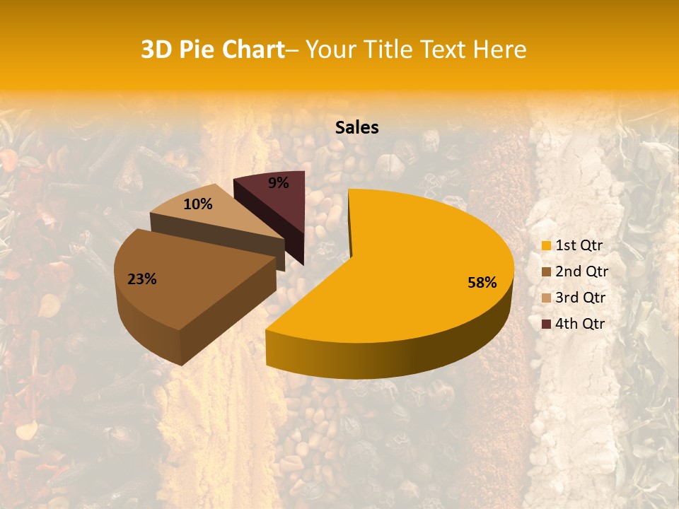 Garlic Powder Asian Food Chillies PowerPoint Template