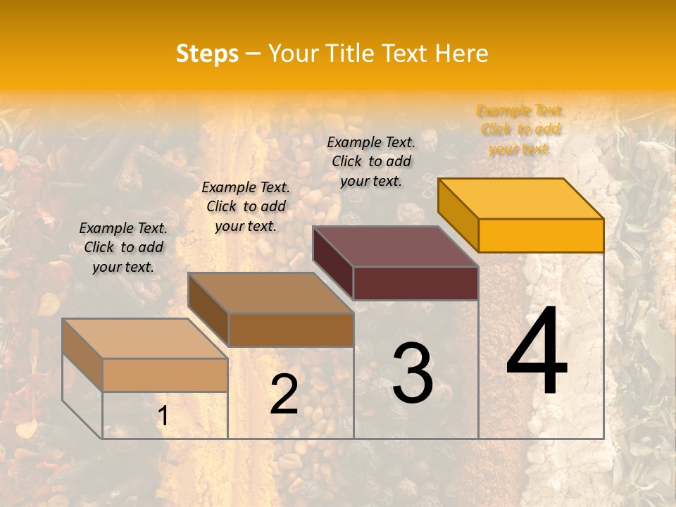 Garlic Powder Asian Food Chillies PowerPoint Template