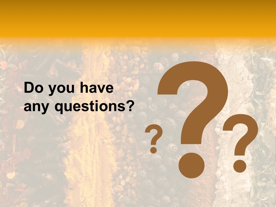 Garlic Powder Asian Food Chillies PowerPoint Template