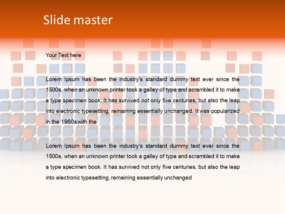Reflect Mix Song PowerPoint Template
