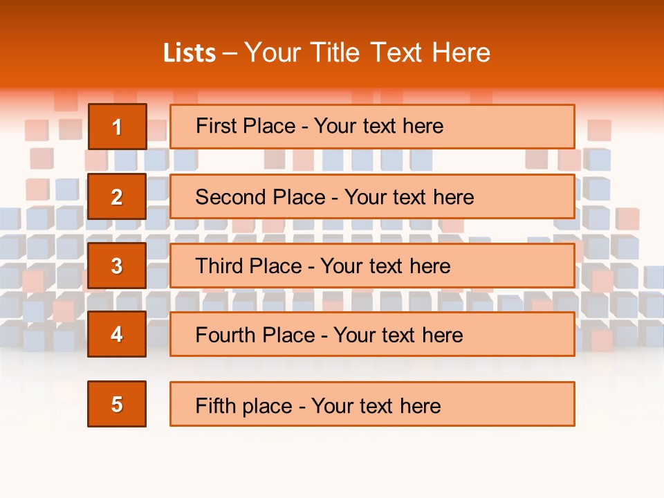 Reflect Mix Song PowerPoint Template