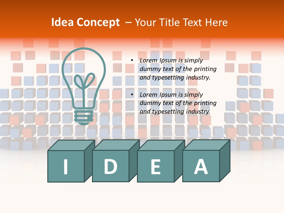 Reflect Mix Song PowerPoint Template