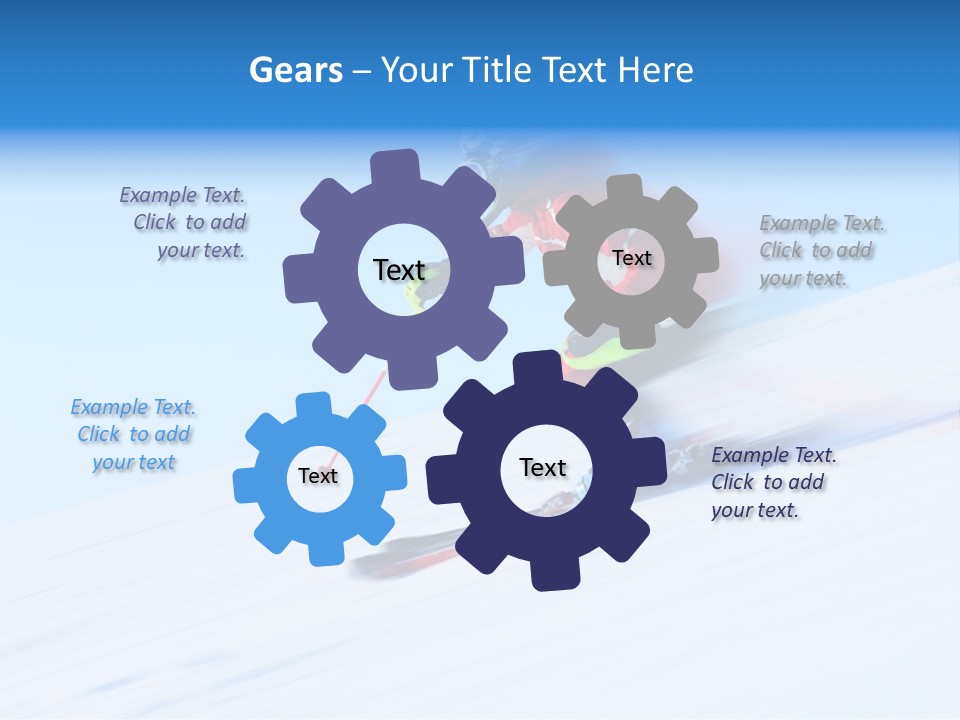Slope Attention Energy PowerPoint Template