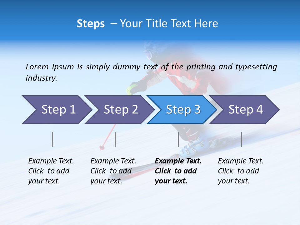Slope Attention Energy PowerPoint Template