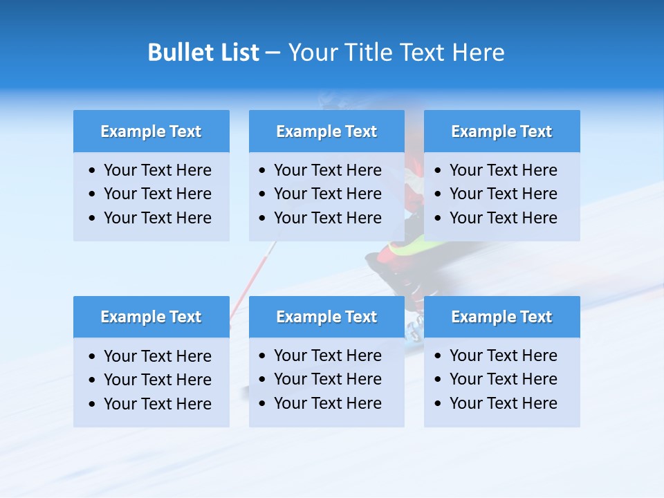 Slope Attention Energy PowerPoint Template