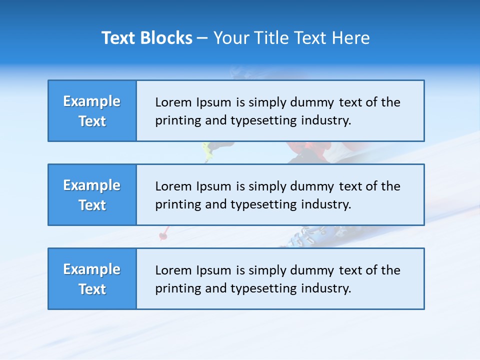 Slope Attention Energy PowerPoint Template