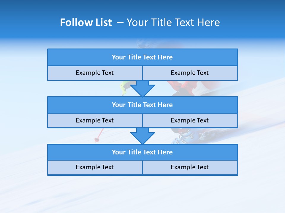 Slope Attention Energy PowerPoint Template