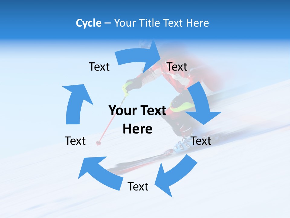 Slope Attention Energy PowerPoint Template