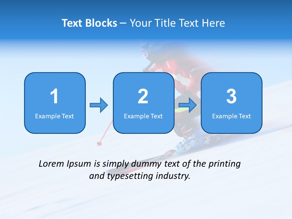 Slope Attention Energy PowerPoint Template
