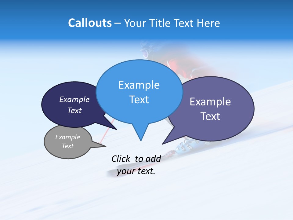 Slope Attention Energy PowerPoint Template