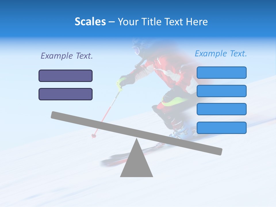 Slope Attention Energy PowerPoint Template