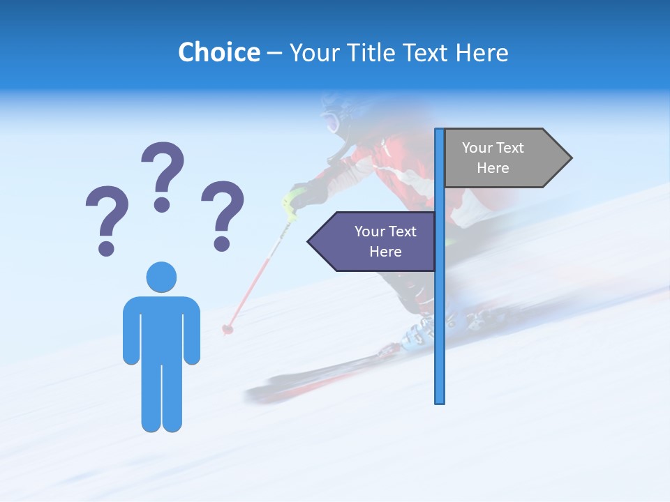 Slope Attention Energy PowerPoint Template