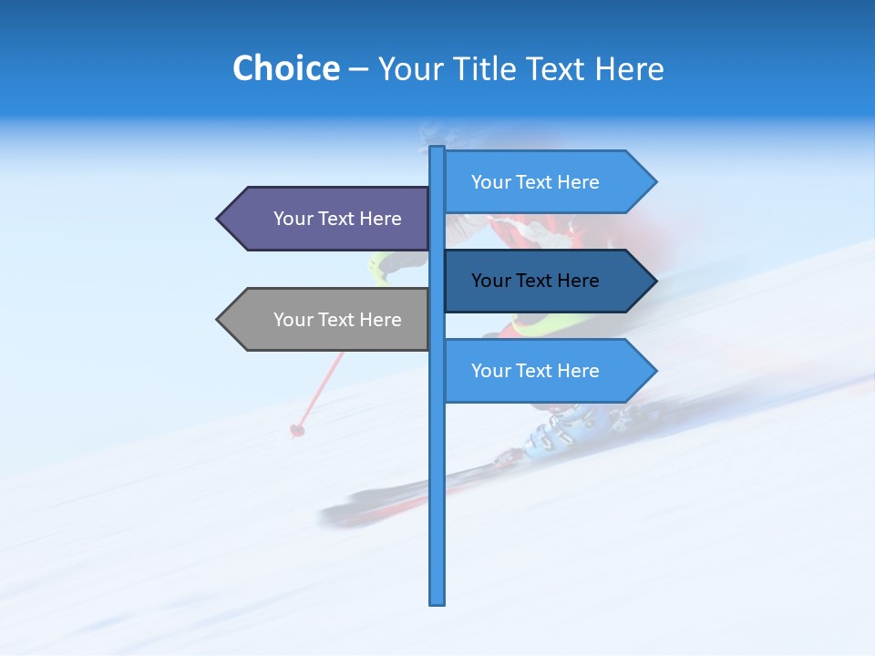 Slope Attention Energy PowerPoint Template