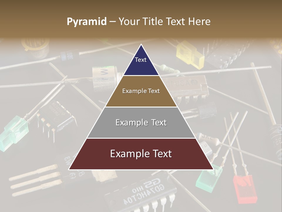 Electric Capacitor Led PowerPoint Template