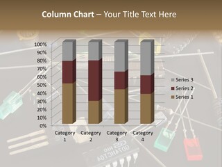 Electric Capacitor Led PowerPoint Template