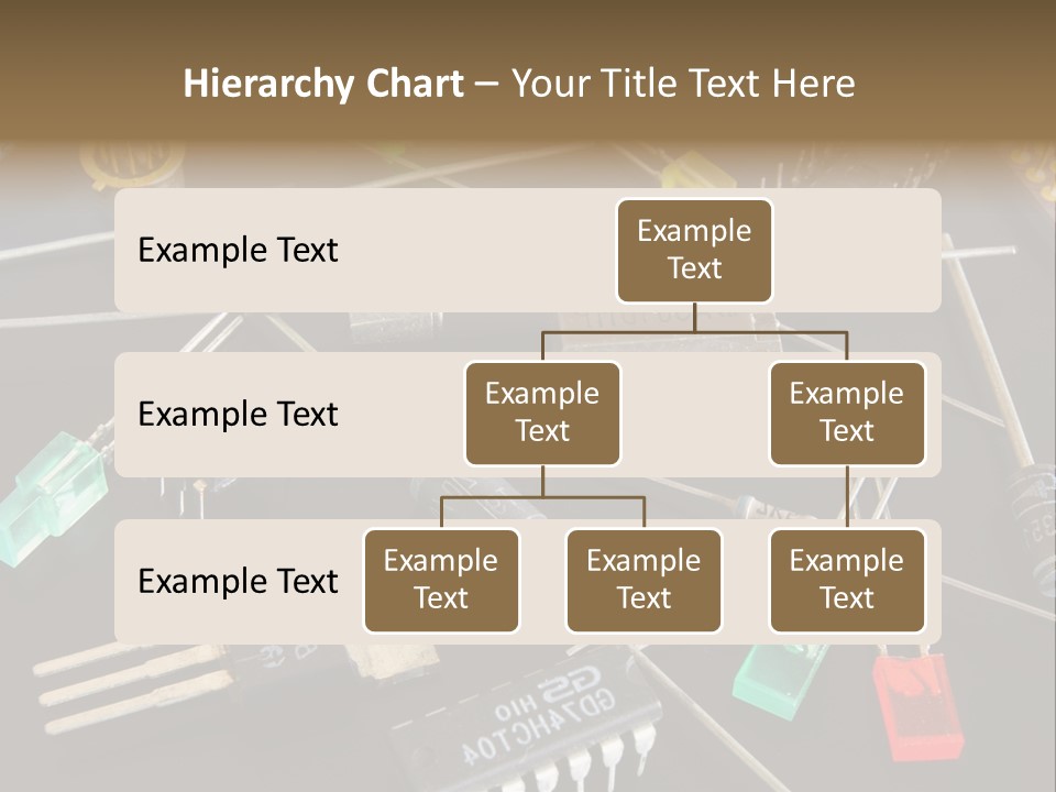 Electric Capacitor Led PowerPoint Template